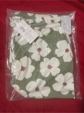 Women's Floral Pajama Lounge Pants